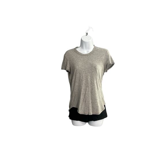 James Perse Women's Grey T-Shirt Size 2 Supina Cotton - Picture 1 of 5